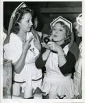 Mary Pickford and Mary Livingston at Fort MacArthur, San Pedro, Calif.Mary Pickford and Mary Livingston at Fort MacArthur, San Pedro, Calif. - 1942 