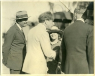Douglas Fairbanks visiting the set of Sparrows - 1926 