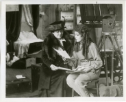 Mary and Charlotte Pickford  on the set of The Poor Little Rich Girl - 1916