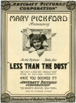 1916  - <em>Less Than the Dust</em> advertisement
