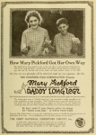 1919  - <em>Daddy-Long-Legs</em> ad