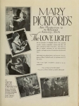 1921 - <em>The Love Light</em> ad