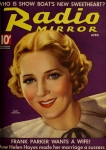 1936 - Cover of <em>Radio Mirror</em> magazine