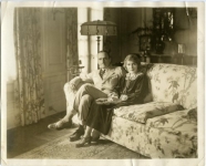 Mary Pickford and Douglas Fairbanks at home - 1925 (ca.)