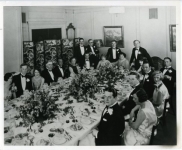 Mary Pickford, Douglas Fairbanks, Buster Keaton, Charlie Chaplin and others at a dinner party for Joseph Schenck - 1925