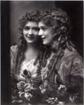 Mary Pickford portrait in mirror - 1914