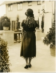Mary Pickford models a Lanvin dress - 1922