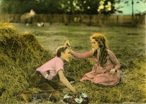 Mary Pickford and Howard Ralston in Pollyanna - 1920