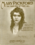 1914  - "Mary Pickford the Darling of Them All" sheet music