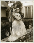Mary Pickford and Errol Flynn at Pickfair - 1936 