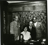 Samuel Goldwyn, Mary Pickford, Charlie Chaplin and Douglas Fairbanks - 1936