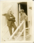 Mary Pickford and John S. Robertson, director at Pickford-Fairbanks Studio - 1922