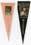 1916 - Mary and Lottie Pickford promotional pennants
