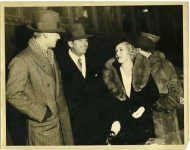 Mary Pickford, Douglas Fairbanks and Douglas Fairbanks Jr. - 1933 