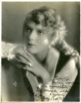 Hand-autographed portrait of Mary Pickford - 1919