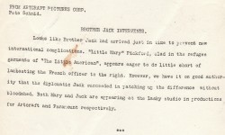 rb504 - Mary & Jack back w. description, The Little American 1917