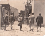 rb512 - Mary & men walking from behind, Little Annie Rooney 1925