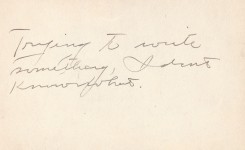 rb555 - Mary writing - back w. description, Rebecca of Sunnybrook Farm 1917