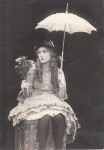 rb558 - Mary with flowers & umbrella, Rebecca of Sunnybrook Farm 1917