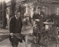 rb598 - Hiram Abrams(united artists), Mary & Bernie Friedman(production manager), Through the Backdoor 1921