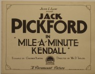 rb297 - Mile-A-Minute Kendall text only - Mile-A-Minute Kendall 1918 Jack Pickford