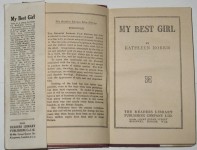 rb408 - My Best Girl by Kathleen Norris UK 1927 inside