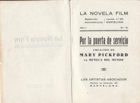 rb444 - Por la puerta de servicio (Through the Service Door) Spain 1921 inside pg 1