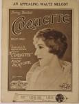 rb455 - Coquette Waltz Song 1929 Cover