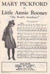 rb464 - Little Annie Rooney theme sheet music 1925