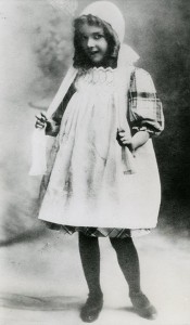 Mary as a child, 1902