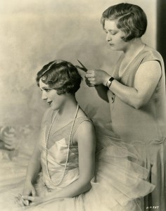 Mary with bobbed hair, 1929 - Photo by Edwin Bower Hesser