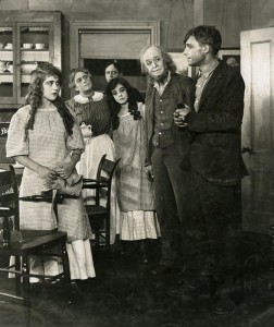 Mary Pickford and Lottie Pickford in The Toss of a Coin