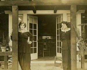 Mary and Charlotte Pickford in Hollywood, 1915