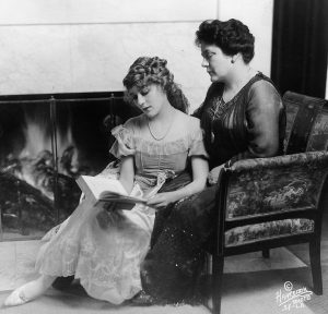 Mary Pickford and Charlotte Hennessey Pickford (1915)