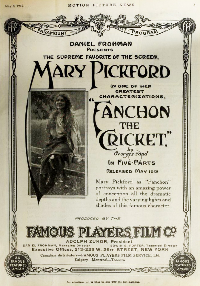 Fanchon the Cricket Poster