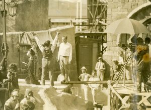 Lubitsch directing Mary on the set of Rosita