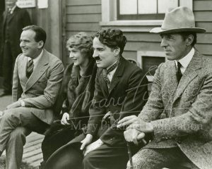 Douglas Fairbanks, Mary Pickford, Charlie Chaplin and DW Griffith