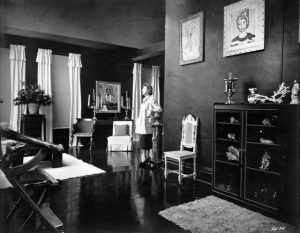 Greenman in her studio, 1954