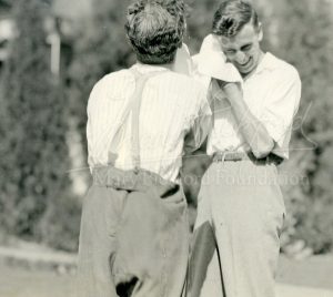 Chaplin & Dickie Mountbatten (1922)