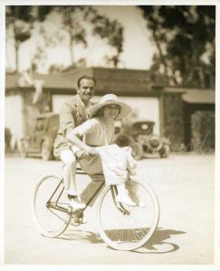 Doug and Mary on bike