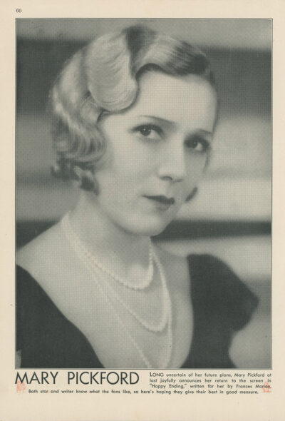 Happy Ending Announcement 1932