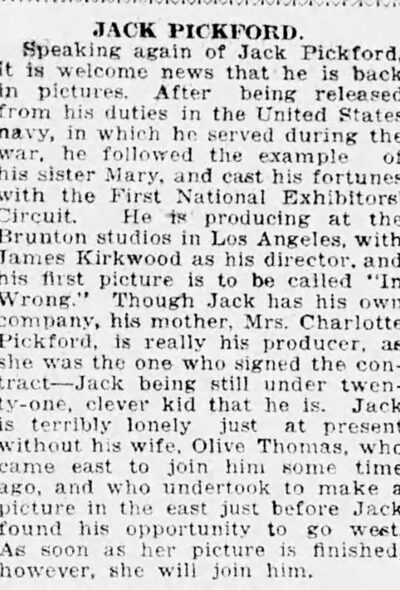 Ottawa Evening Citizen March 1919