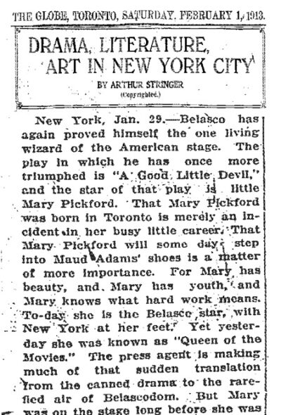 The Globe Toronto February 1913