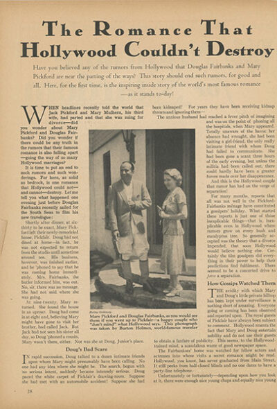 The Romance Hollywood Couldn’t Destroy